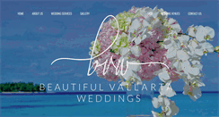 Desktop Screenshot of beautifulvallartaweddings.com